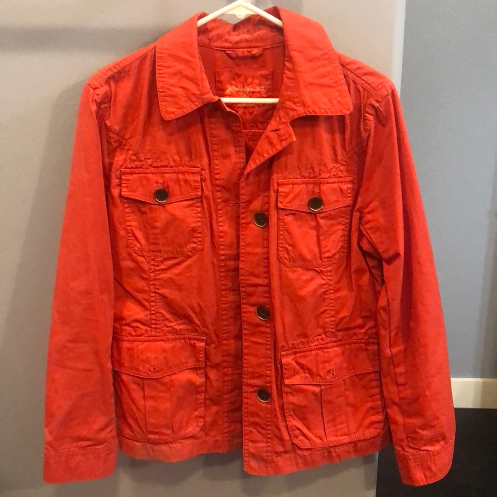 Orange jacket